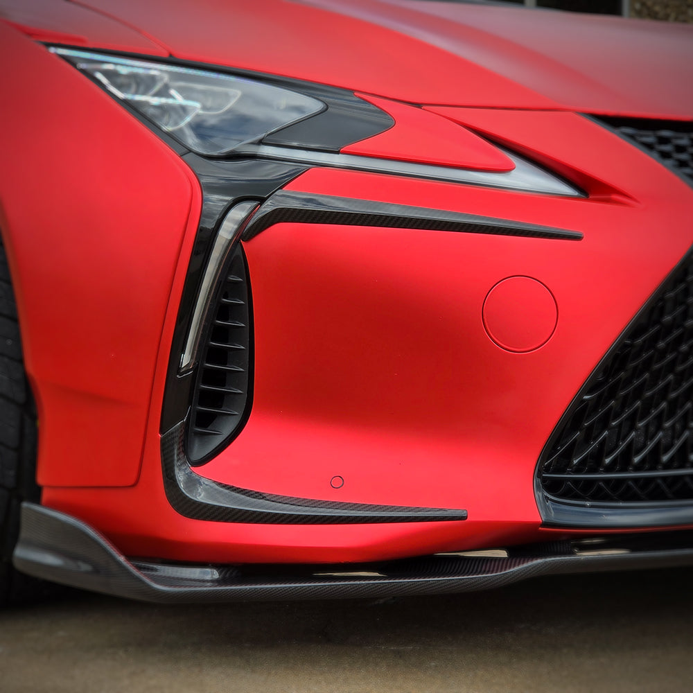 2018-2026 Lexus LC500 Front Bumper Canards | The Elite Series