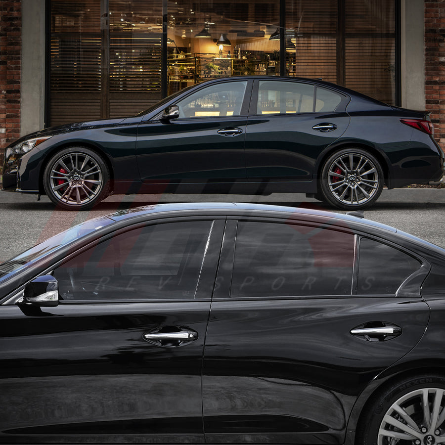 2014-2023 Infiniti Q50 Chrome Delete Kit Elite Series | HiRev Sports