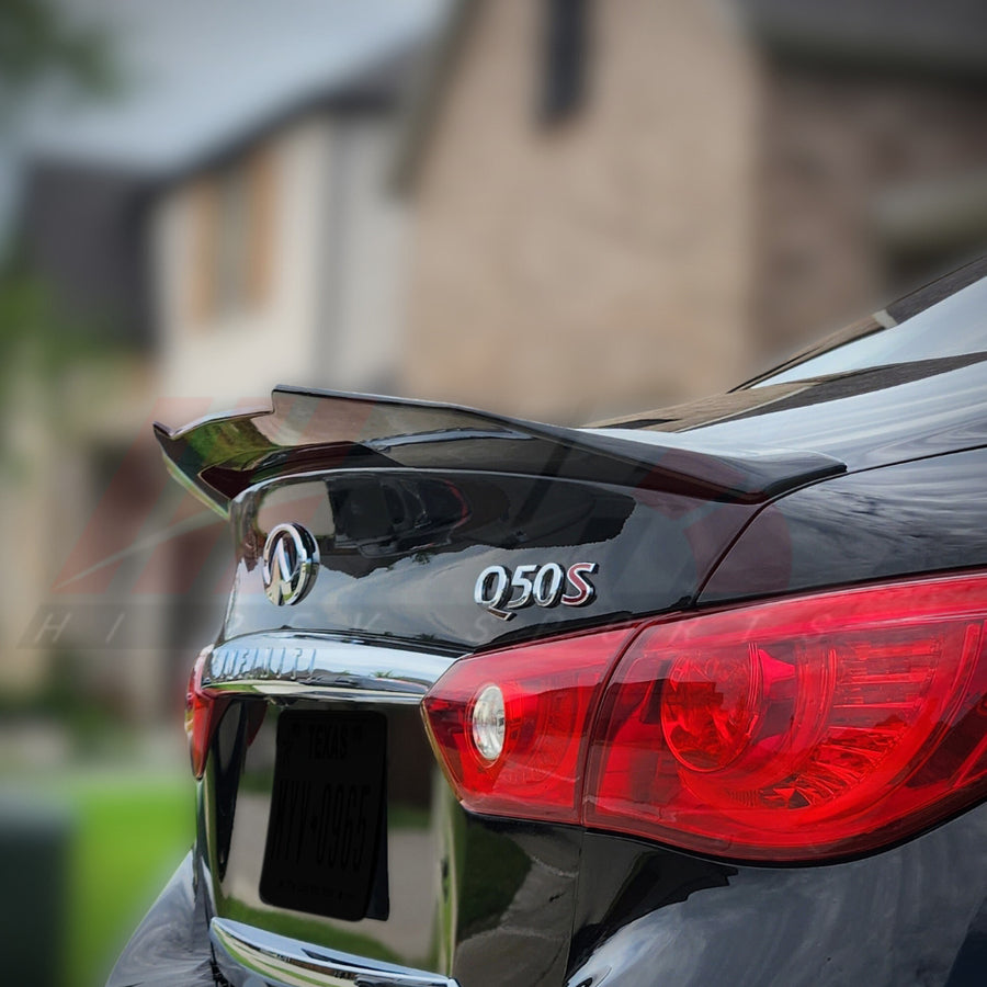 2014-2023 Infiniti Q50 Duckbill Trunk Spoiler | HiRev Sports