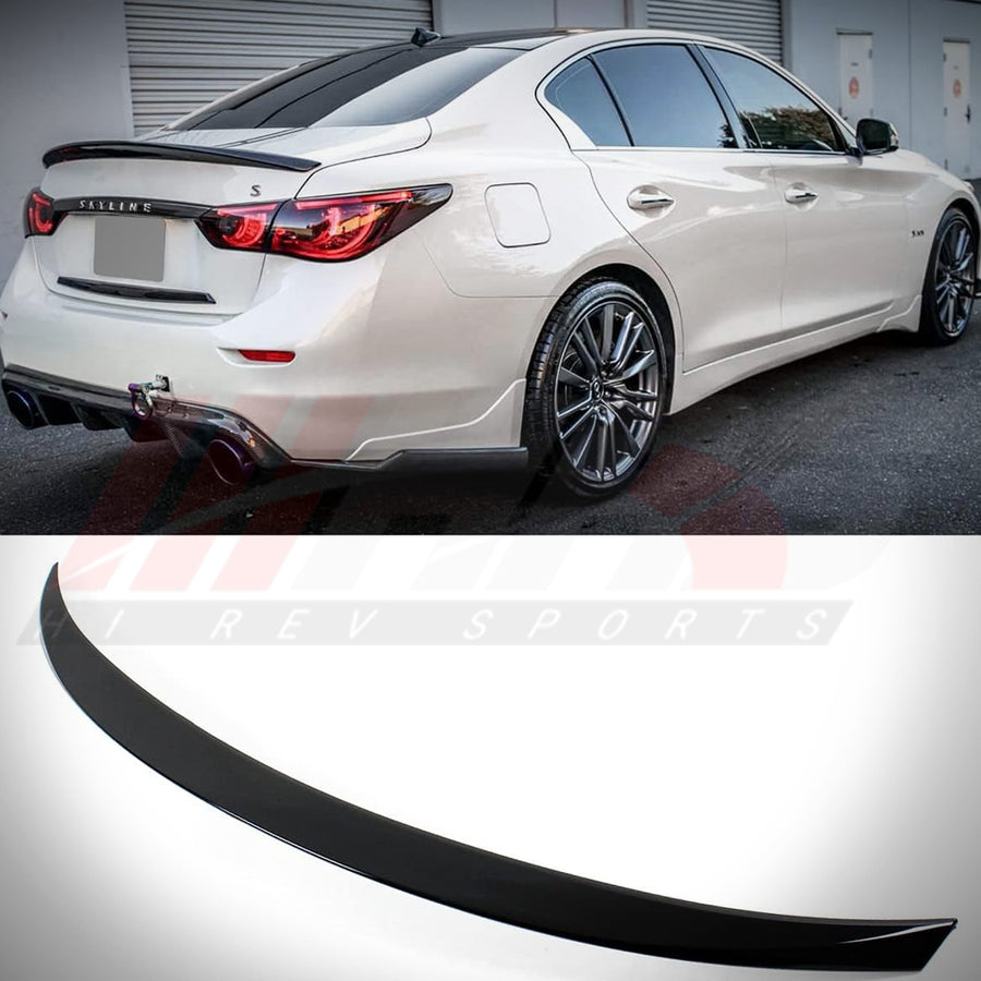 2014-2023 Infiniti Q50 JDM Style Trunk Spoiler | HiRev Sports