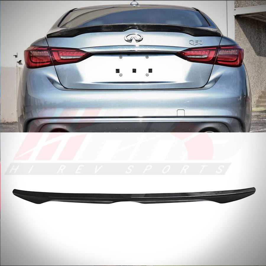 2014-2023 Infiniti Q50 OE Style Trunk Spoiler | HiRev Sports