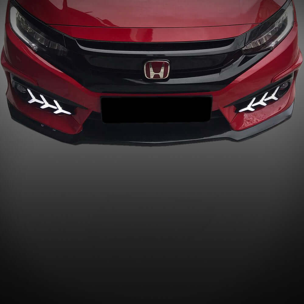 
                  
                    HRS - 2016-18 Honda Civic 10th Gen Sedan Front Bumper DRL Turn Signals - V7
                  
                