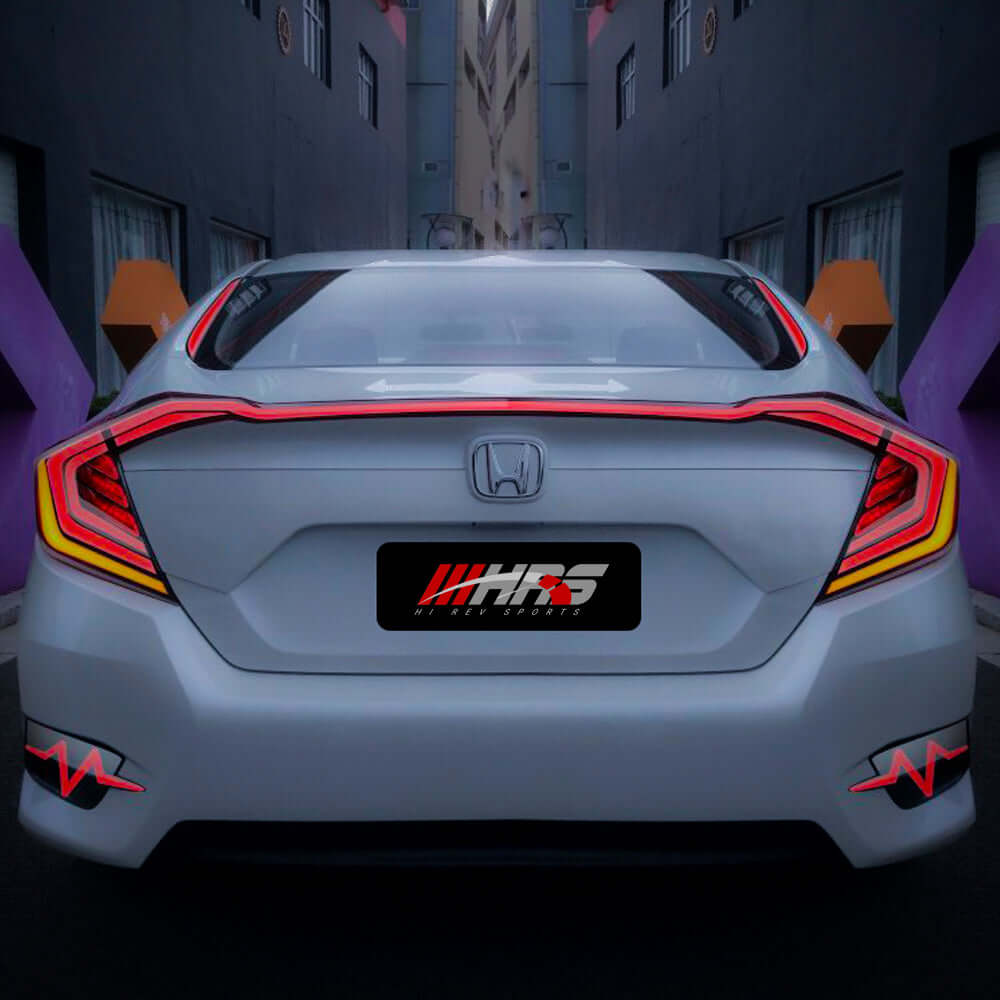 HRS - 2016-20 Honda Civic 10th Gen Sedan LED Tail Lights V1