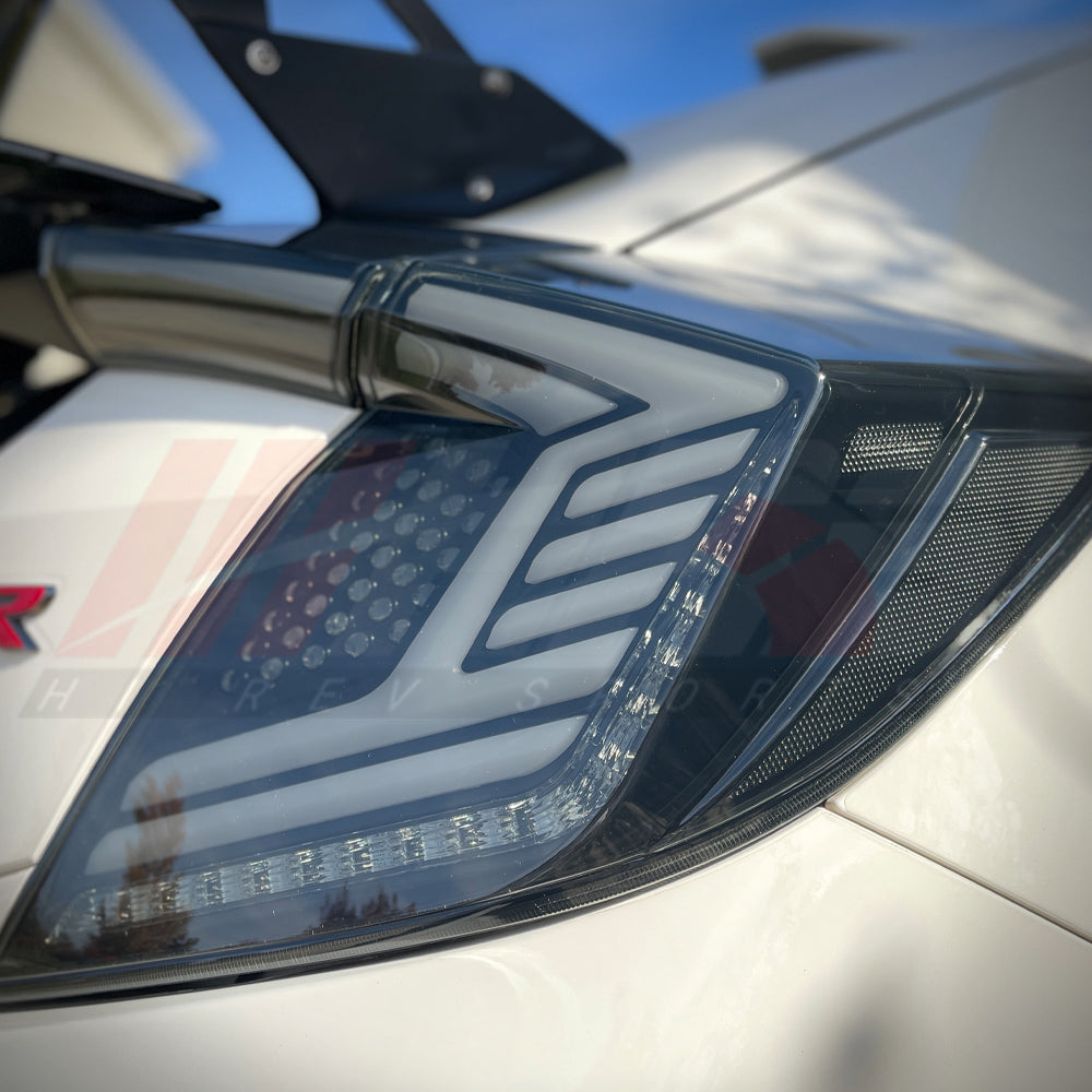 
                  
                    HRS - 2017-21 Honda Civic 10th Gen Hatchback FK7 FK8 LED Tail Lights - V4
                  
                