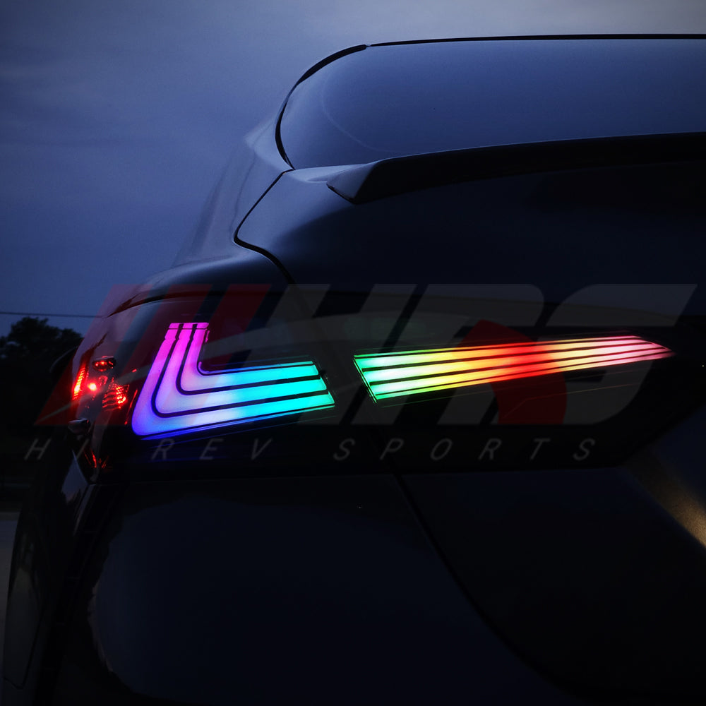 HRS - 2018-24 Toyota Camry Nike Style LED Tail Lights - RGB