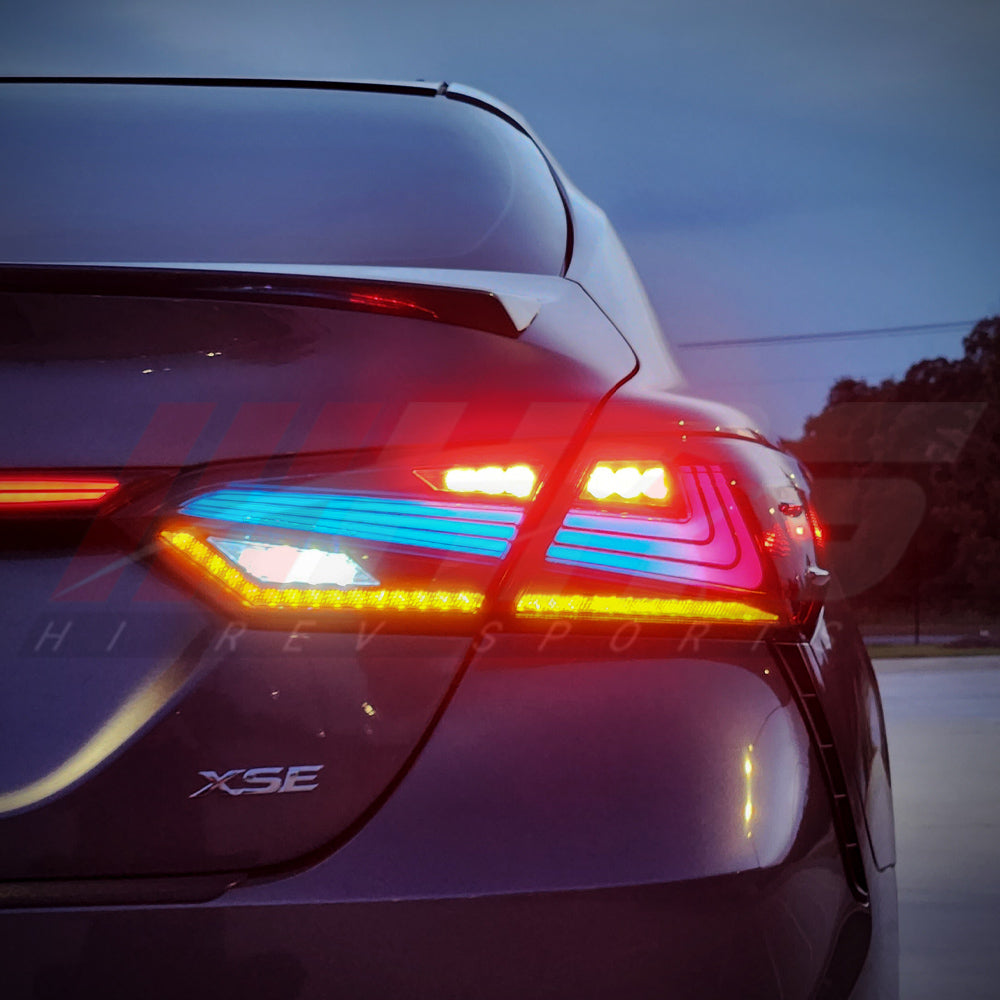 
                      
                        HRS 2018-24 Toyota Camry Nike Style LED Tail Lights - RGB
                      
                    