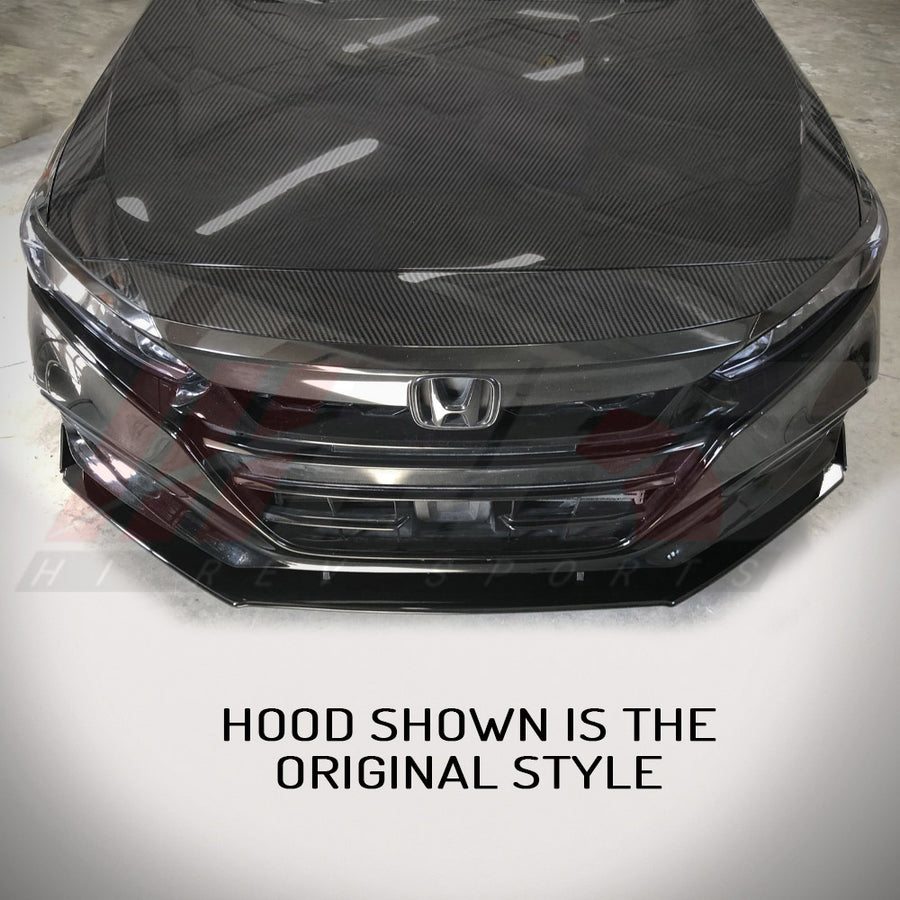 2018-2020 Honda Accord Carbon Fiber Upper Grille Molding | HiRev Sports
