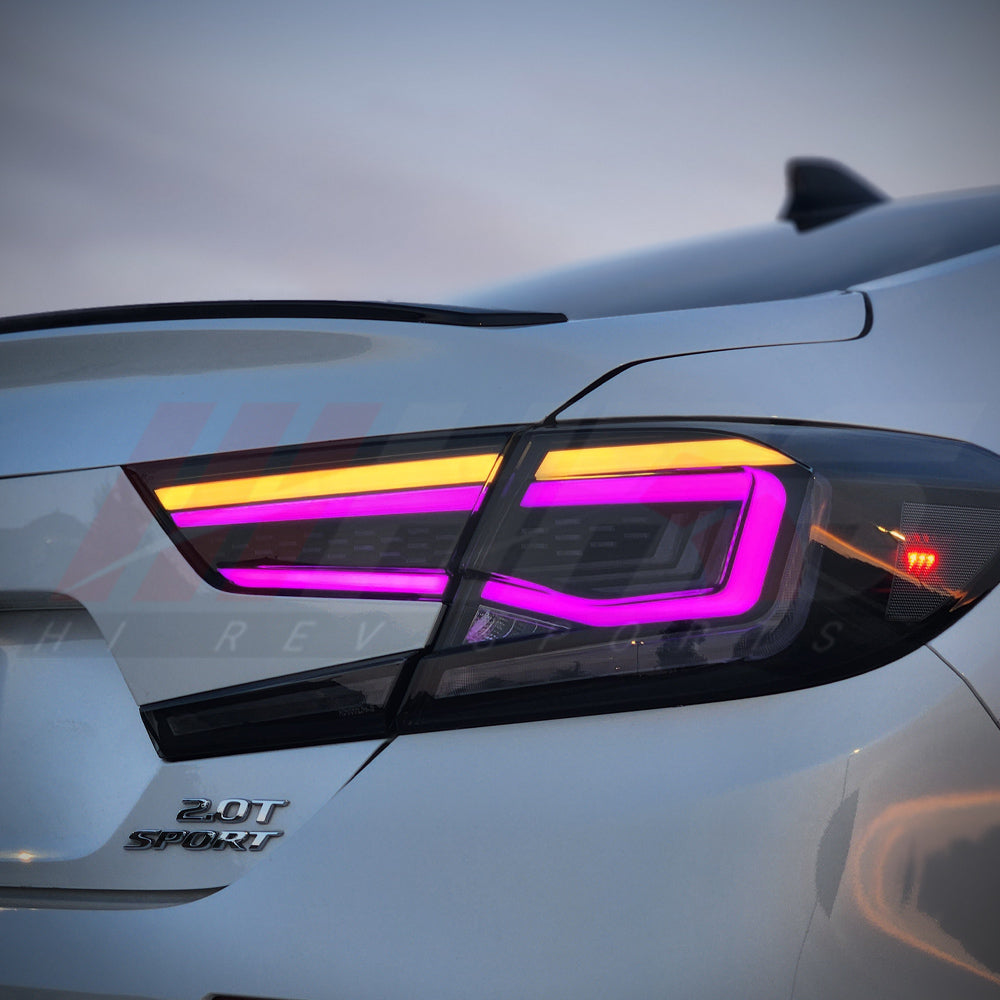 
                      
                        HRS 2018-22 Honda Accord LED Tail Lights - The Elite Series - RGB
                      
                    