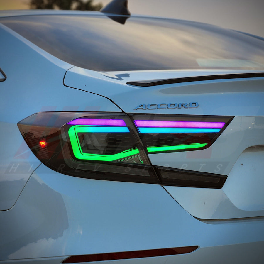 2018-2022 Honda Accord LED Tail Lights Elite Series RGB | HiRev Sports