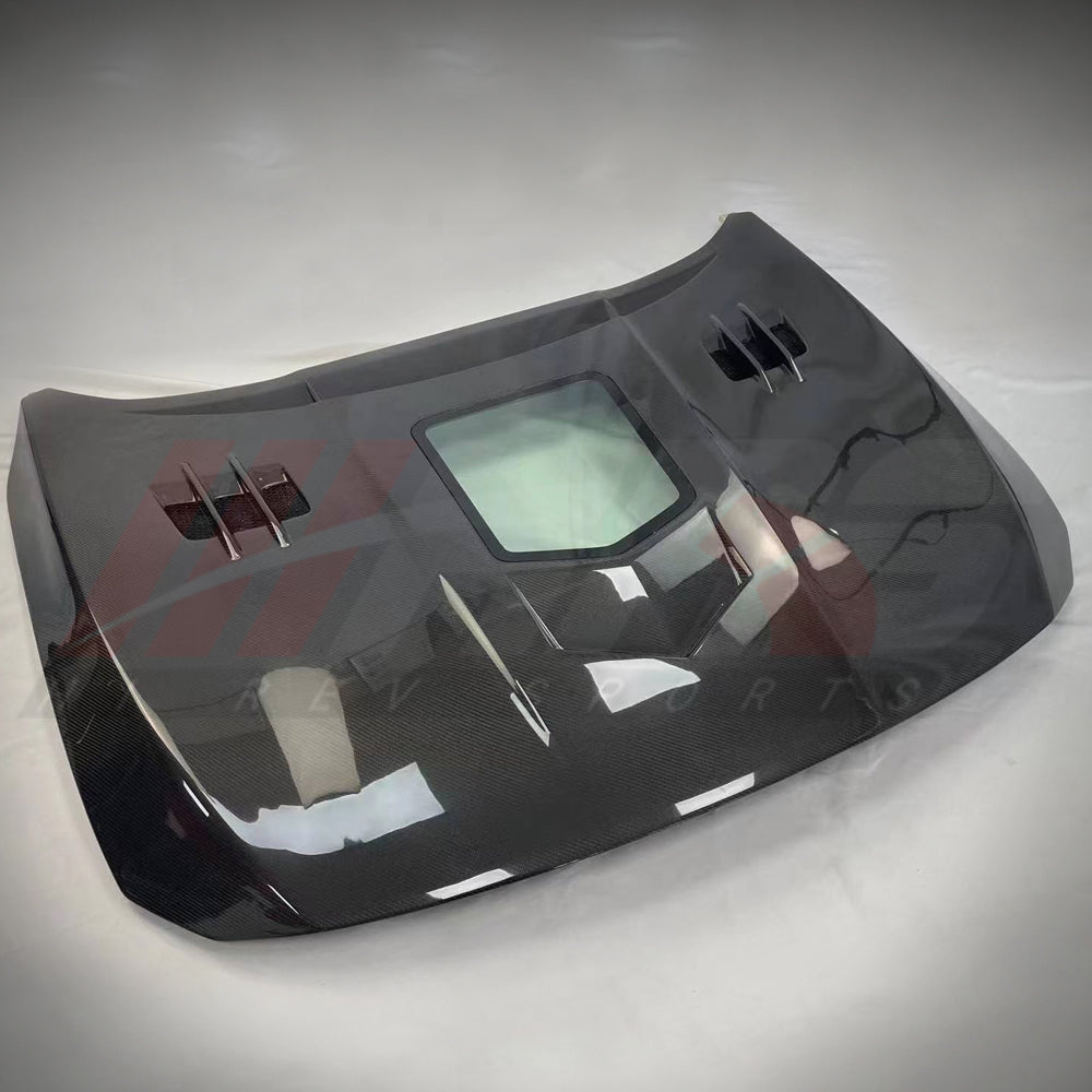 
                  
                    HRS - 2018-22 Honda Accord Carbon Fiber Hood with Glass Window
                  
                