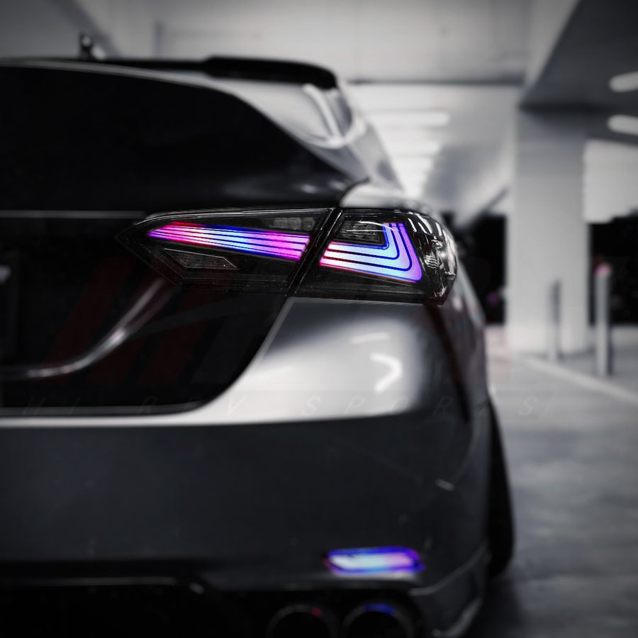 2018-2024 Toyota Camry Nike Style LED Tail Lights RGB | HiRev Sports