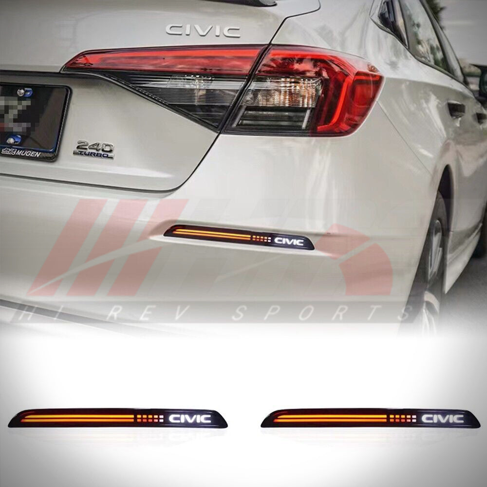 HRS - 2022-23 Honda Civic 11th Gen Sedan LED Reflectors - V3