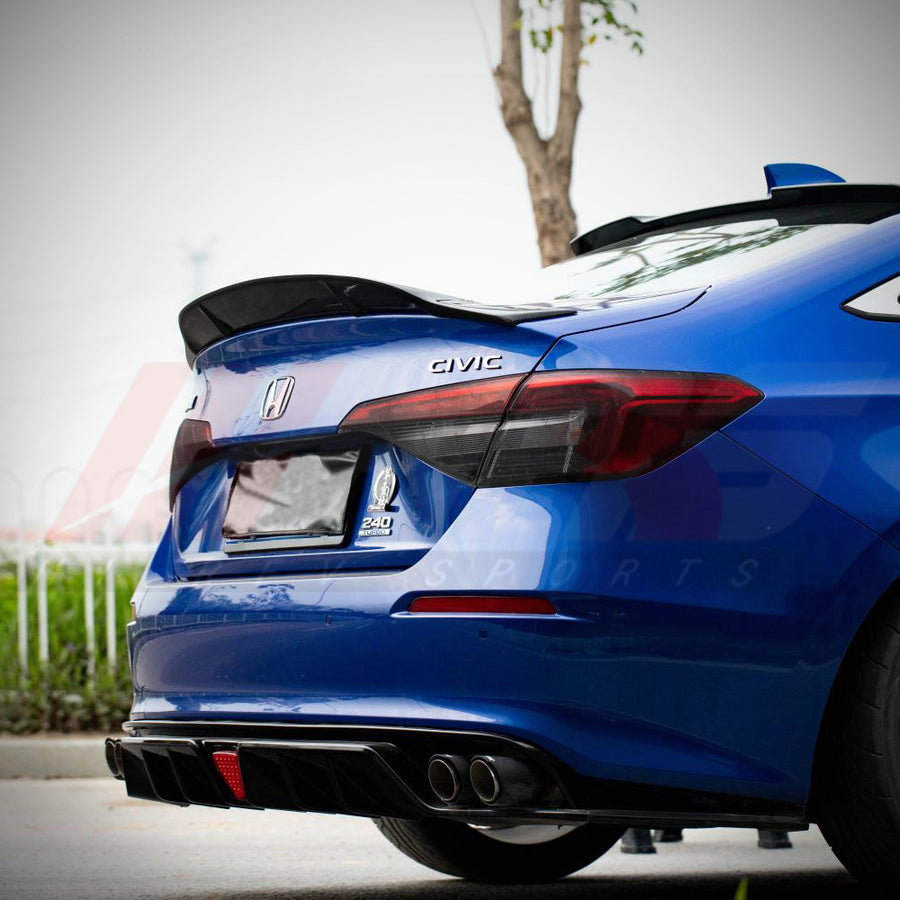 2022-2026 Honda Civic 11th Gen Sedan Carbon Fiber DuckBill Spoiler | HiRev Sports