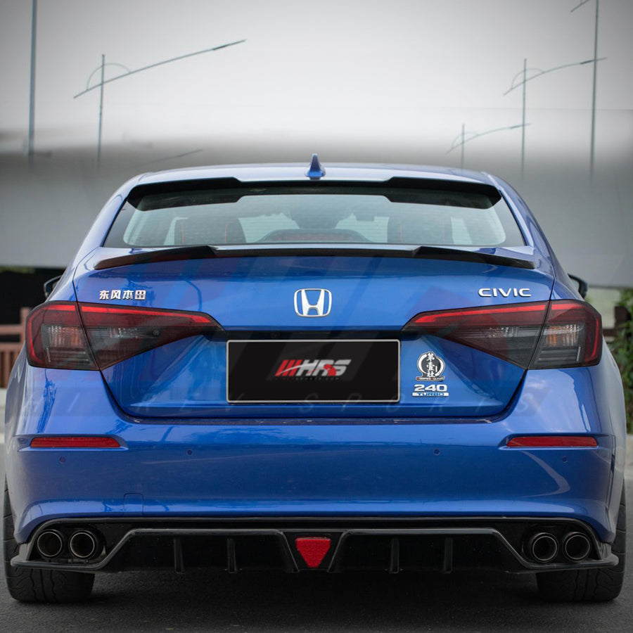2022-2026 Honda Civic 11th Gen Sedan Carbon Fiber JDM Style Spoiler | HiRev Sports