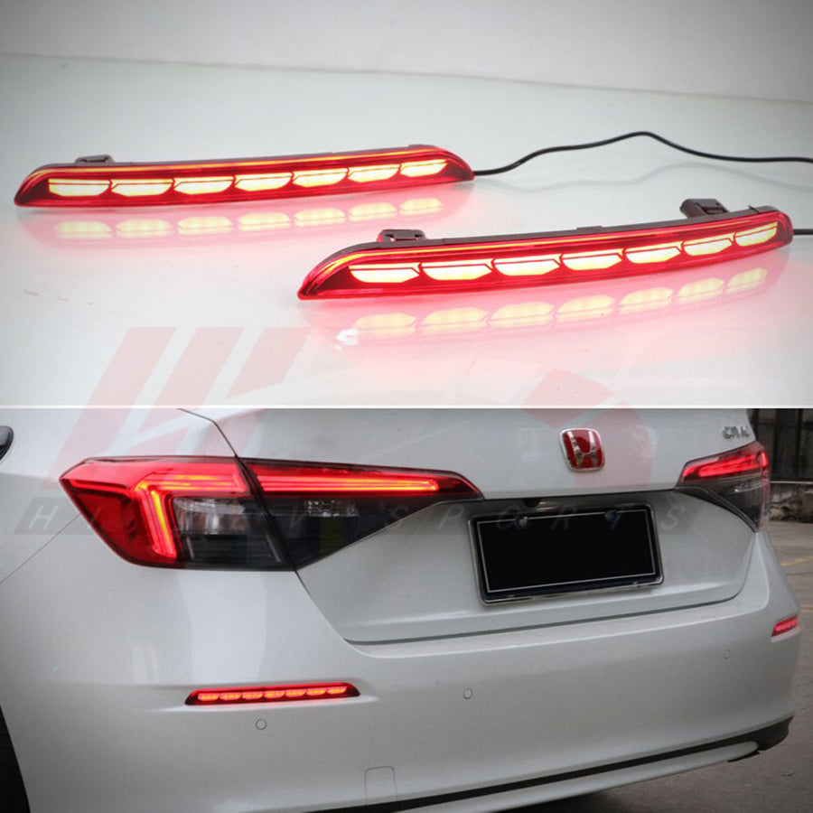 2022-2026 Honda Civic 11th Gen Sedan LED Rear Reflectors V1 | HiRev Sports