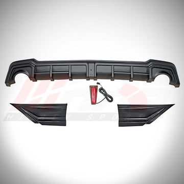 2022-25 Honda Civic 11th Gen Sedan Rear Diffuser - V2 By YOFER