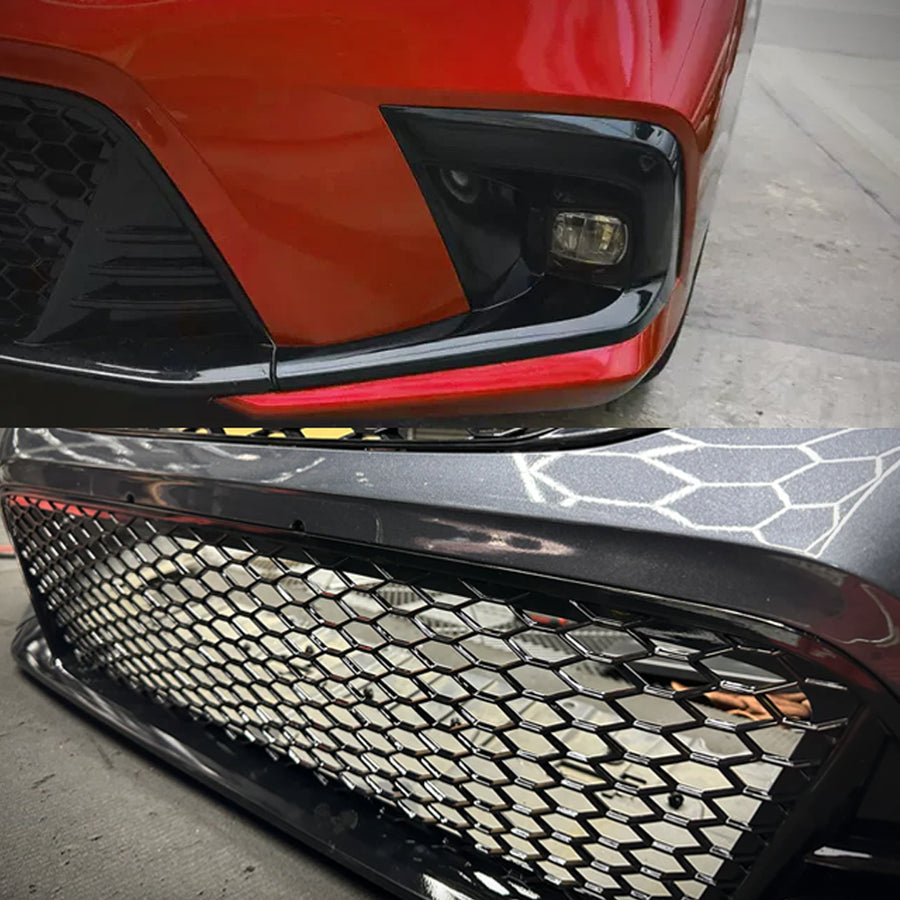 2022-2024 Honda Civic 11th Gen Front Lower Grille + Fog Lights | HiRev Sports
