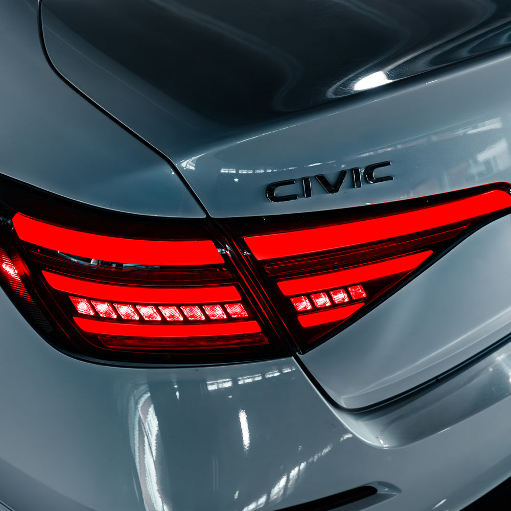 
                  
                    HRS 2022-24 Honda Civic 11th Gen Sedan LED Tail Lights - The Elite Series
                  
                