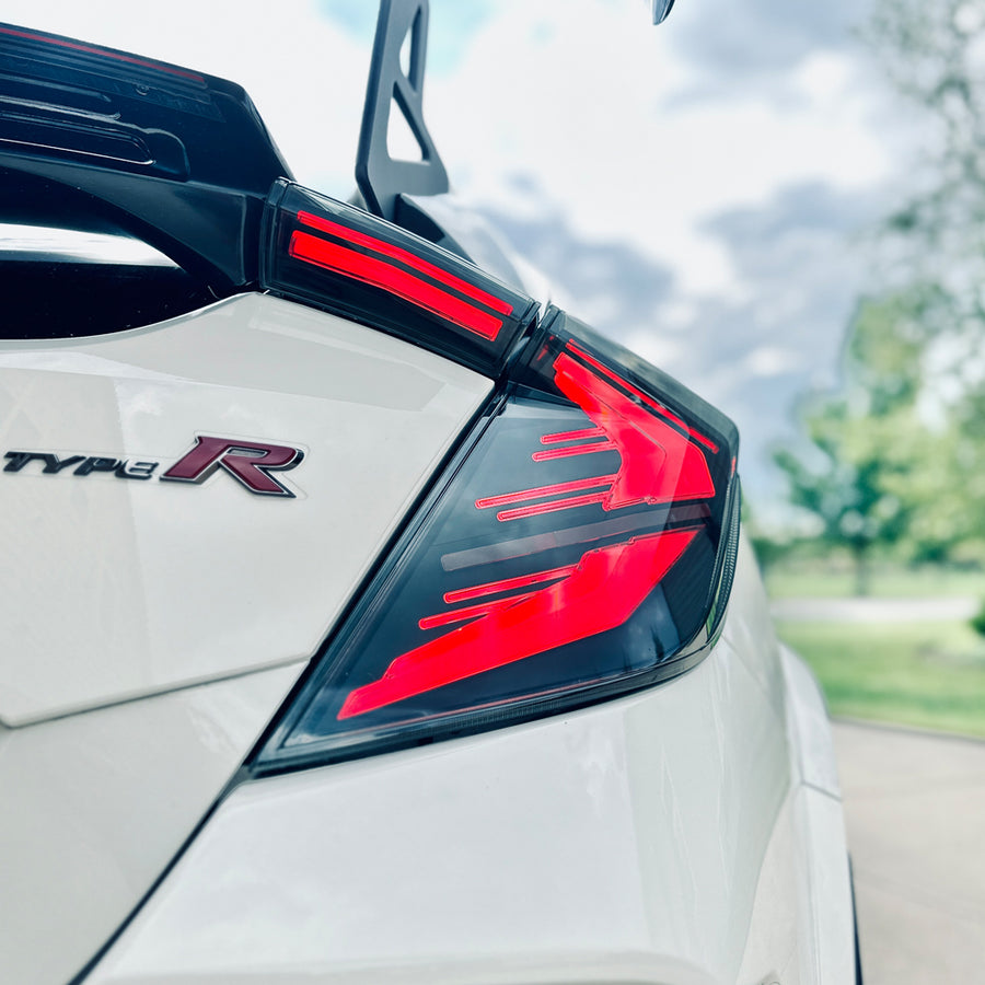 2017-2021 Honda Civic Hatchback FK7 FK8 LED Tail Lights Elite Series | HiRev Sports
