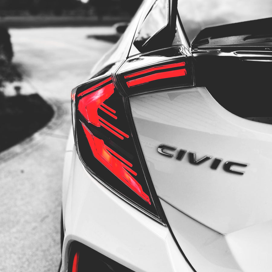 2017-2021 Honda Civic Hatchback FK7 FK8 LED Tail Lights Elite Series | HiRev Sports