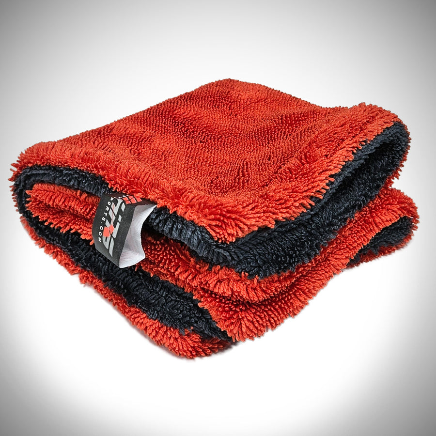 Spiraled Microfiber Car Drying Towel and Glove Set 1400 GSM | HiRev Sports