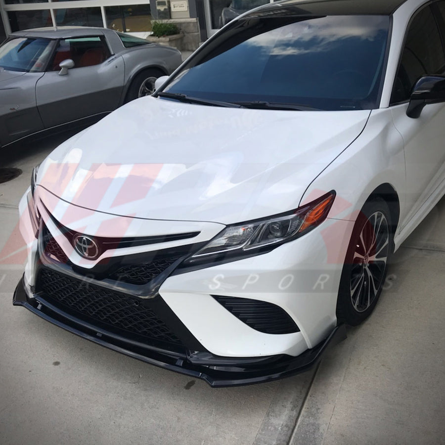 2018-2020 Toyota Camry Front Lip Gloss Black | HiRev Sports