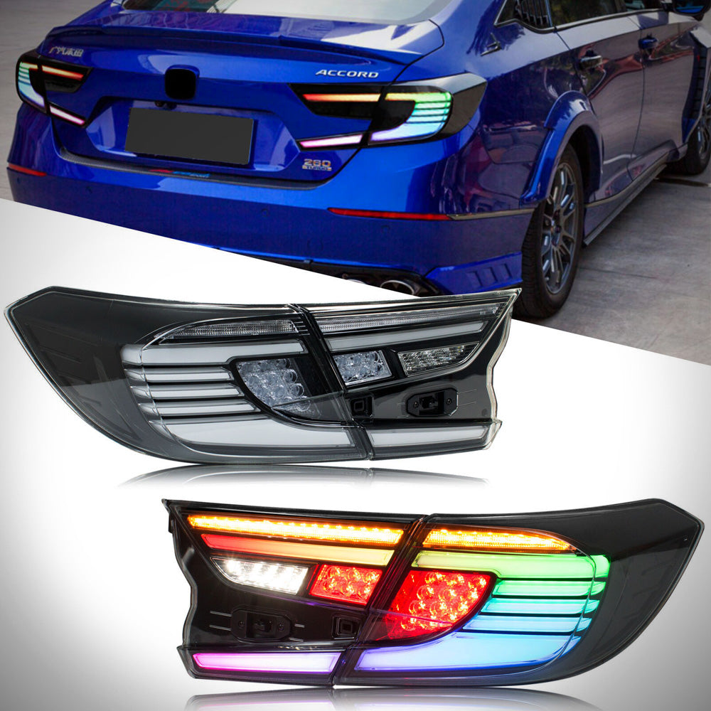 
                      
                        HRS 2018-22 Honda Accord LED Tail Lights RGB - V2
                      
                    