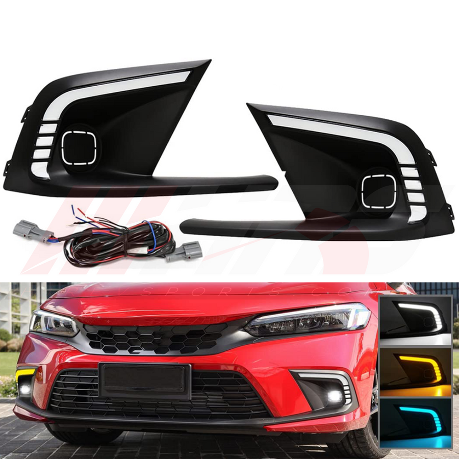 2022-2024 Honda Civic 11th Gen DRL + Fog Lights V2 | HiRev Sports