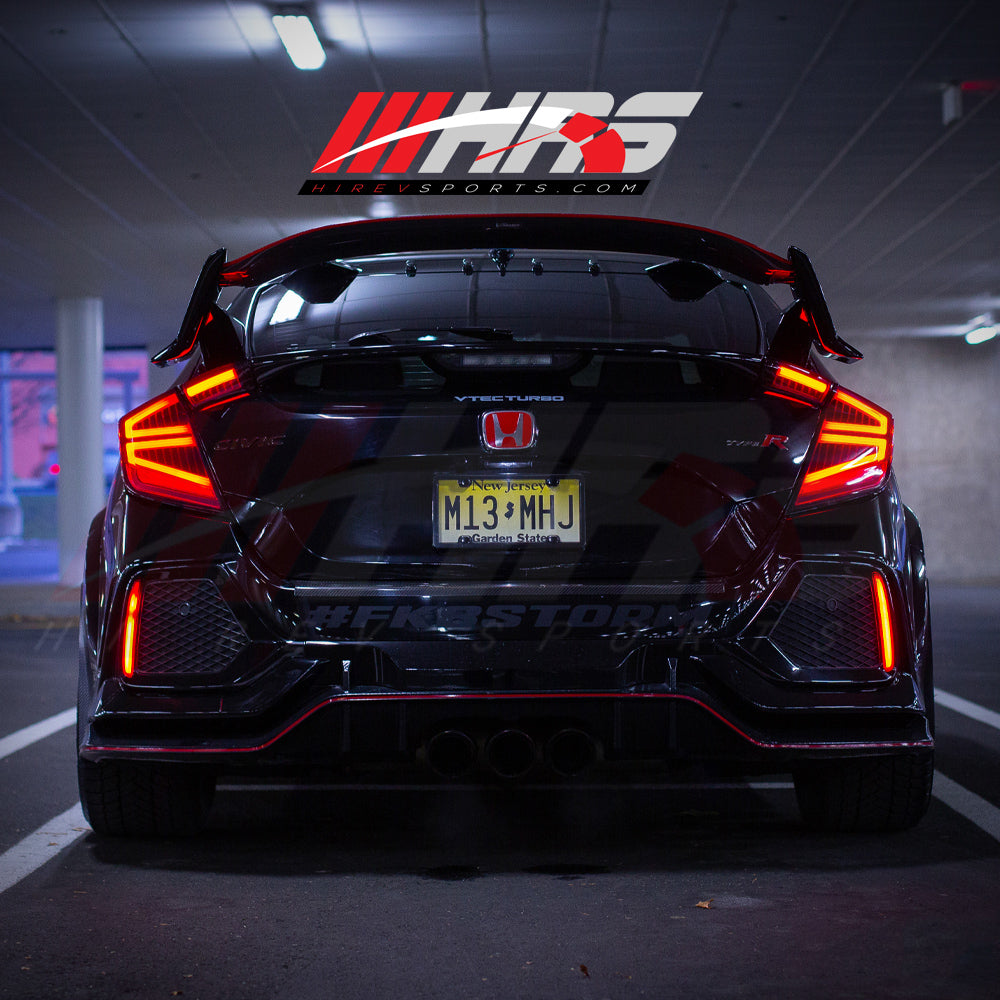hjemme til stede Låse HRS - 2017-21 Honda Civic 10th Gen Hatchback FK7 FK8 LED Tail Lights - –  HIREV SPORTS