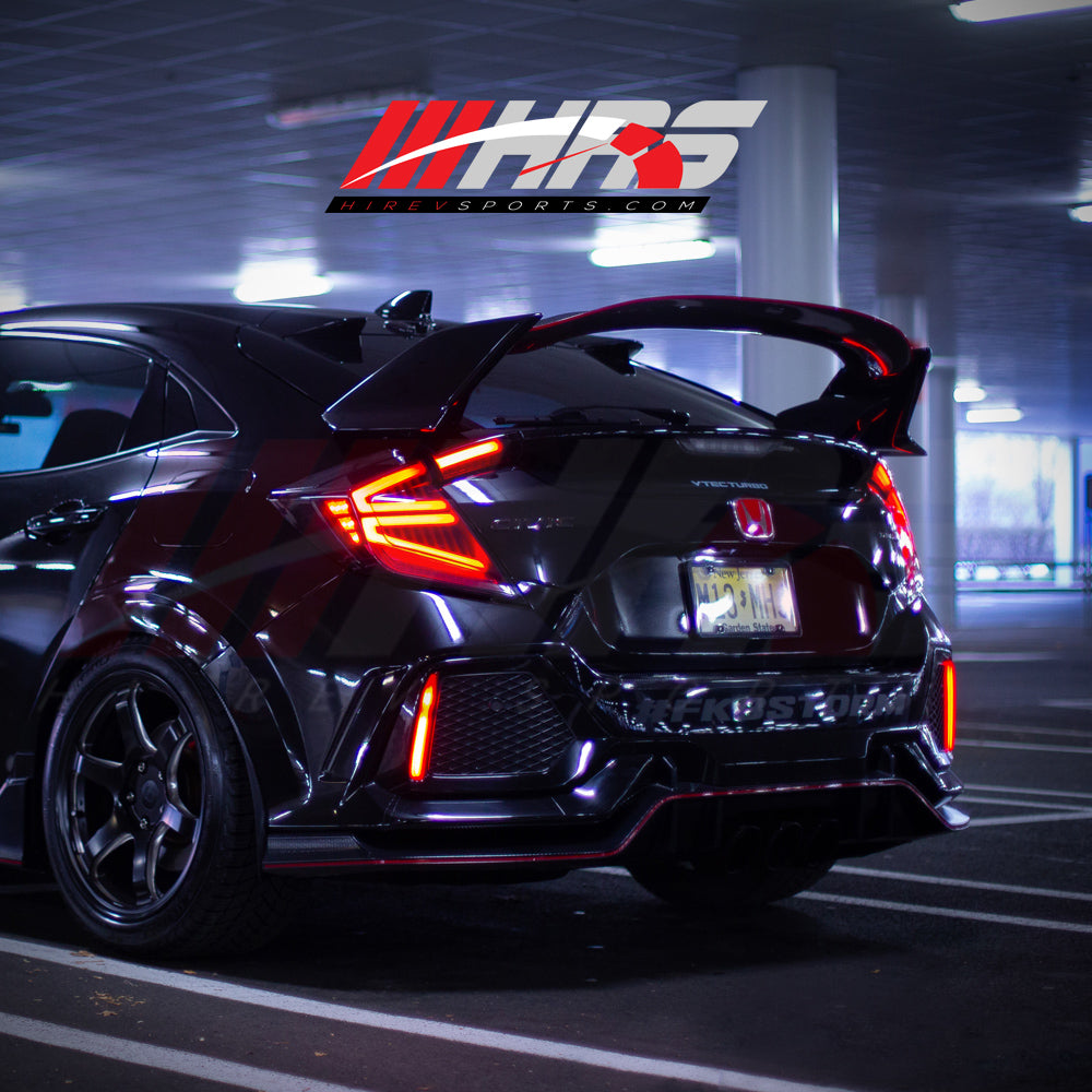 HRS 2017-21 Honda Civic 10th Gen Hatchback FK7 FK8 LED Tail Lights - V3